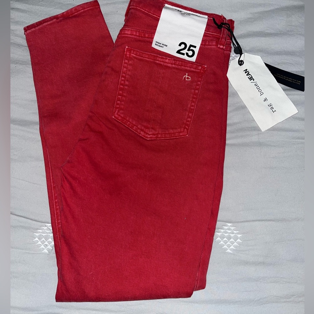 Rag & Bone Red Jeans